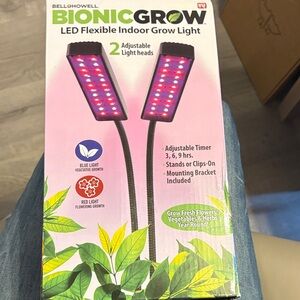 NEW - never opened box - Bionic Grow LED Flexible Indoor Grow Light - Black